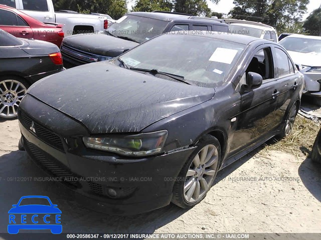 2008 Mitsubishi Lancer JA3AU86U18U027499 image 1