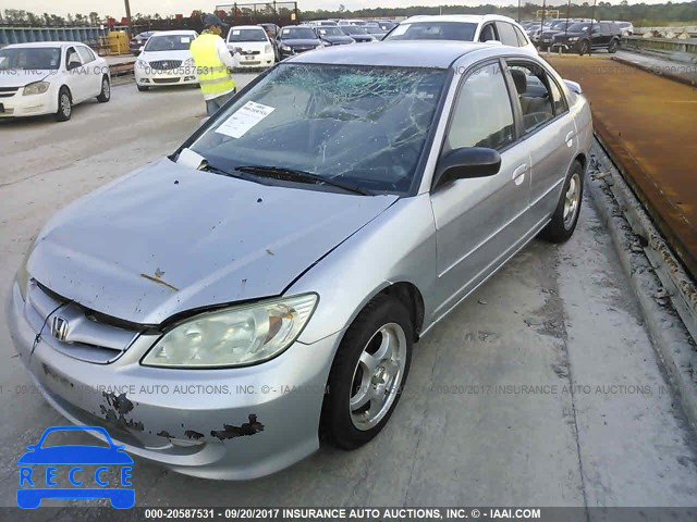 2005 HONDA CIVIC 2HGES16555H610652 зображення 1