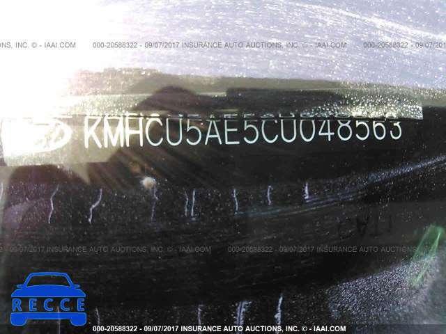 2012 Hyundai Accent GLS/GS/SE KMHCU5AE5CU048563 image 8