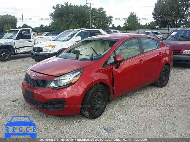 2013 KIA RIO KNADM4A38D6186019 image 1