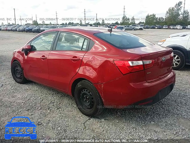 2013 KIA RIO KNADM4A38D6186019 image 2