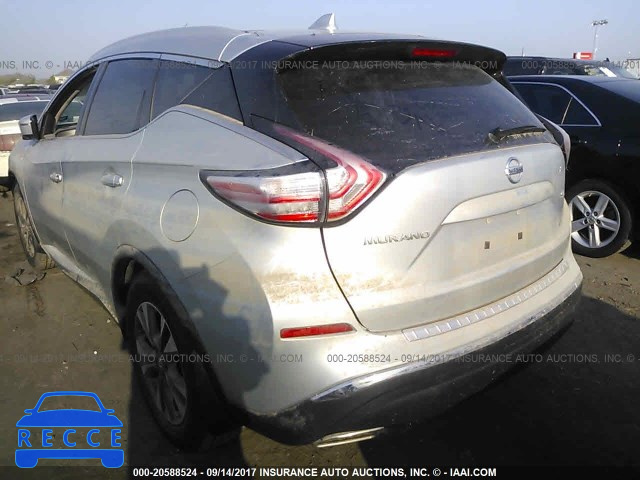 2017 NISSAN MURANO S/SL/SV/PLATINUM 5N1AZ2MG8HN104310 зображення 2