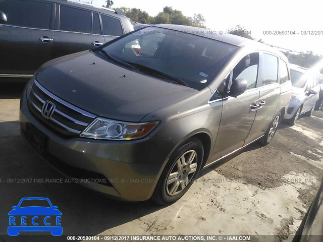 2011 Honda Odyssey LX 5FNRL5H27BB061660 зображення 1
