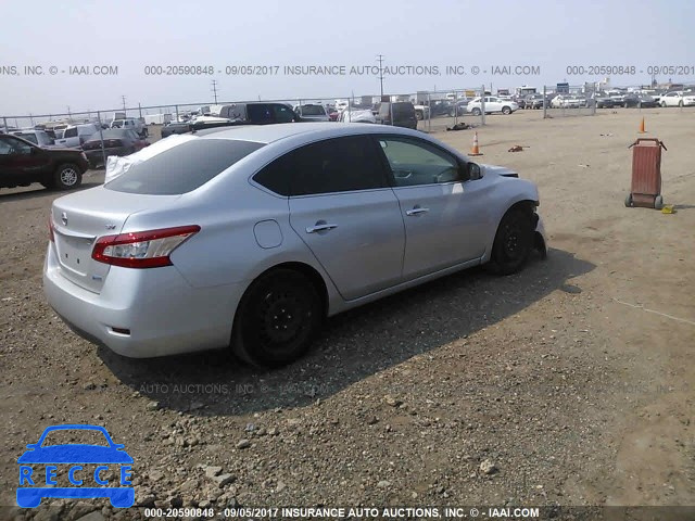 2014 Nissan Sentra S/SV/SR/SL 3N1AB7AP6EY201193 зображення 3