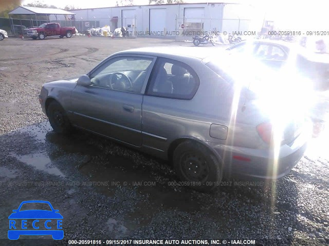 2005 Hyundai Accent GS KMHCG35CX5U348638 image 2