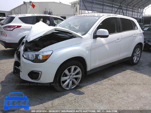 2014 Mitsubishi Outlander Sport 4A4AP3AU0EE025549 image 1
