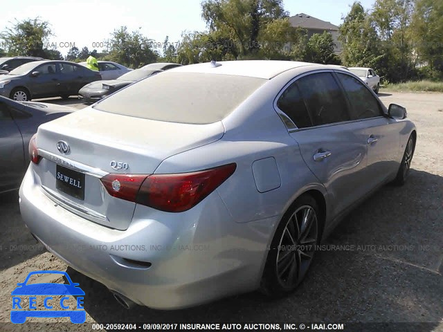 2014 Infiniti Q50 PREMIUM/SPORT JN1BV7AP3EM684270 зображення 3