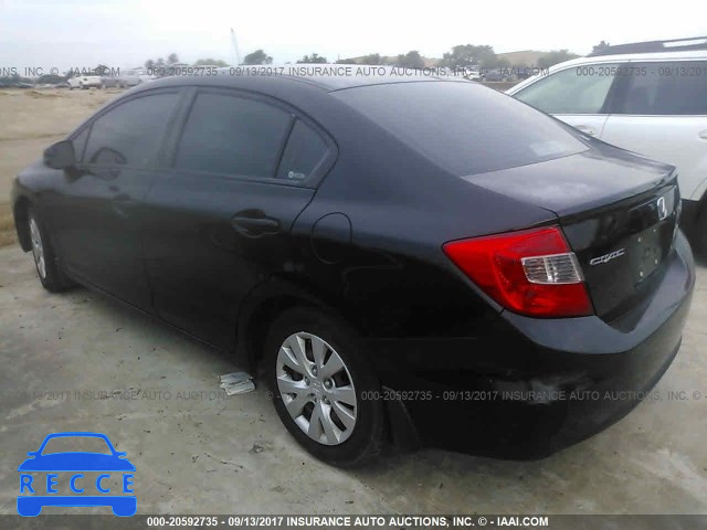 2012 Honda Civic 2HGFB2F52CH588424 зображення 2