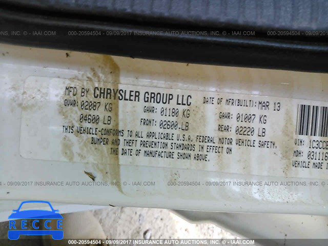 2013 Chrysler 200 1C3CCBBG1DN678182 image 8