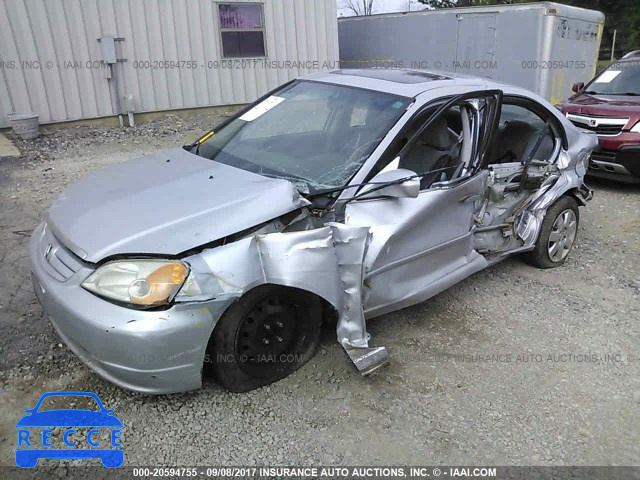 2002 Honda Civic 1HGES26822L041015 image 1