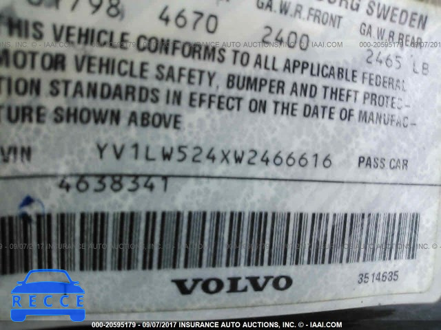 1998 Volvo V70 R YV1LW524XW2466616 image 8