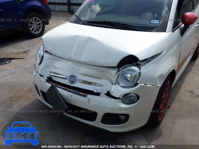 2013 FIAT 500 SPORT 3C3CFFBRXDT513392 зображення 5