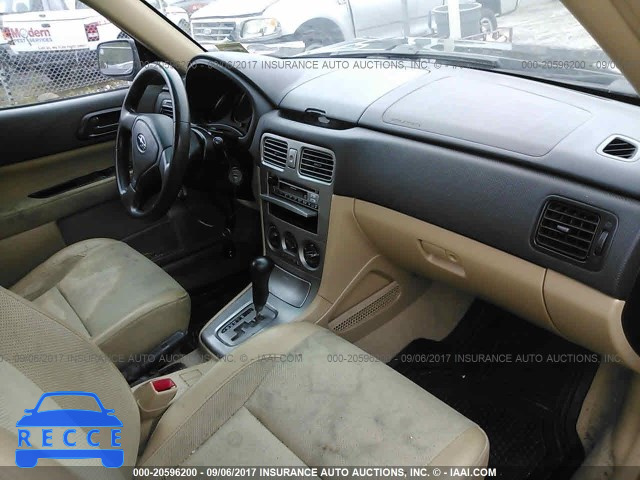 2005 SUBARU FORESTER JF1SG63665H750590 image 4