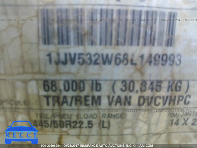 1990 WABASH NATIONAL CORP FLATBED 1JJF45261LL149993 image 8