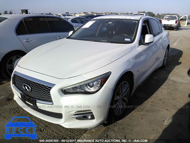 2014 Infiniti Q50 JN1BV7AP9EM675217 зображення 1