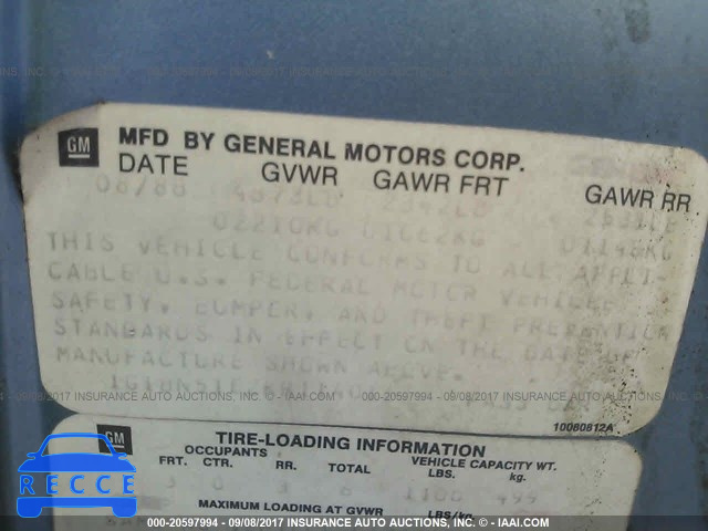 1989 Chevrolet Caprice CLASSIC 1G1BN51E2KR114011 image 8