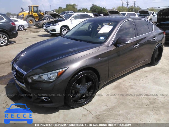 2014 Infiniti Q50 JN1BV7AP2EM685300 image 1