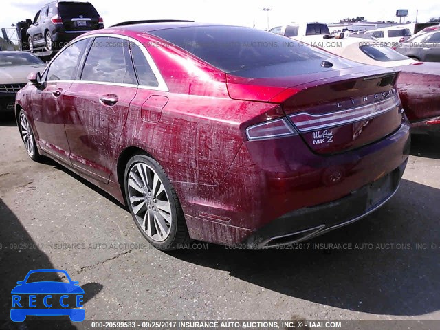 2017 LINCOLN MKZ HYBRID RESERVE 3LN6L5MU5HR632818 зображення 2