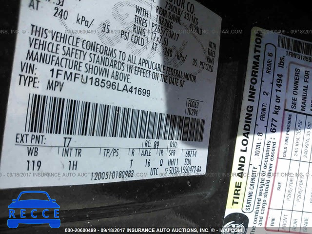 2006 Ford Expedition 1FMFU18596LA41699 image 8