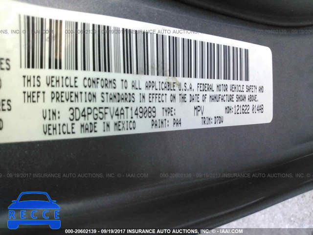 2010 Dodge Journey SXT 3D4PG5FV4AT149089 image 8