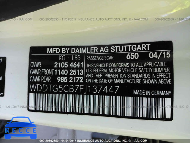 2015 Mercedes-benz GLA 45 AMG WDDTG5CB7FJ137447 image 8