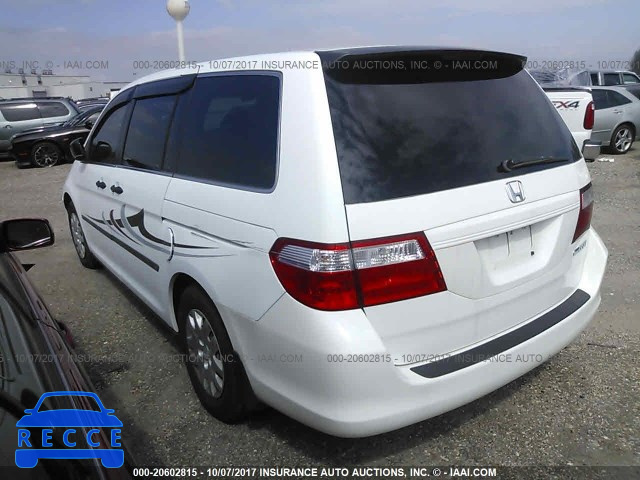 2005 Honda Odyssey 5FNRL38245B131768 image 2