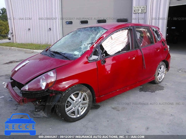 2008 Honda FIT SPORT JHMGD37638S009207 image 1