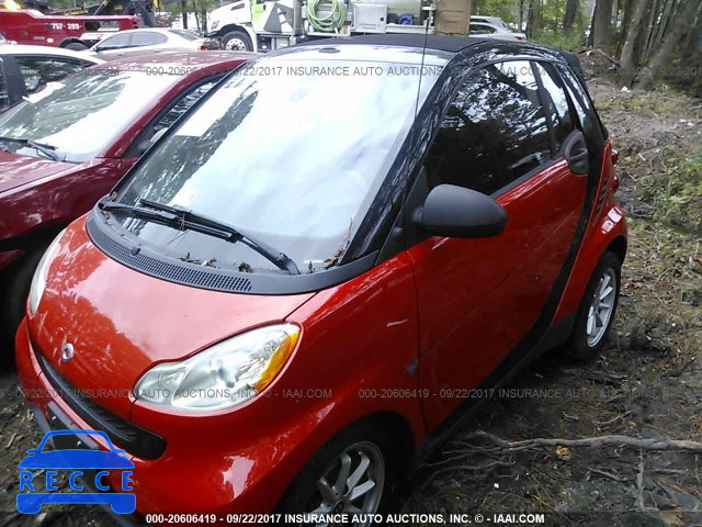 2008 Smart Fortwo PASSION WMEEK31X38K097712 зображення 1