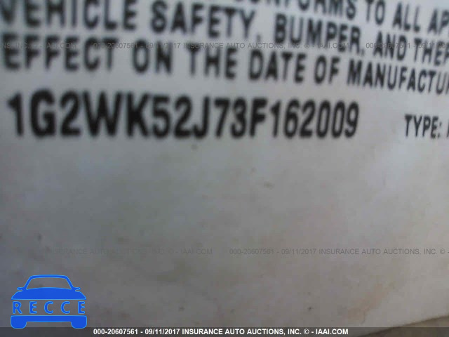 2003 Pontiac Grand Prix SE 1G2WK52J73F162009 image 8