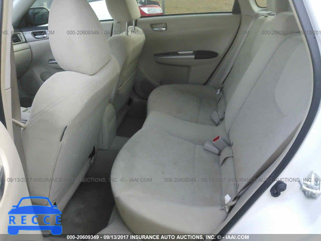 2008 Subaru Impreza 2.5I JF1GH61608H810325 image 7