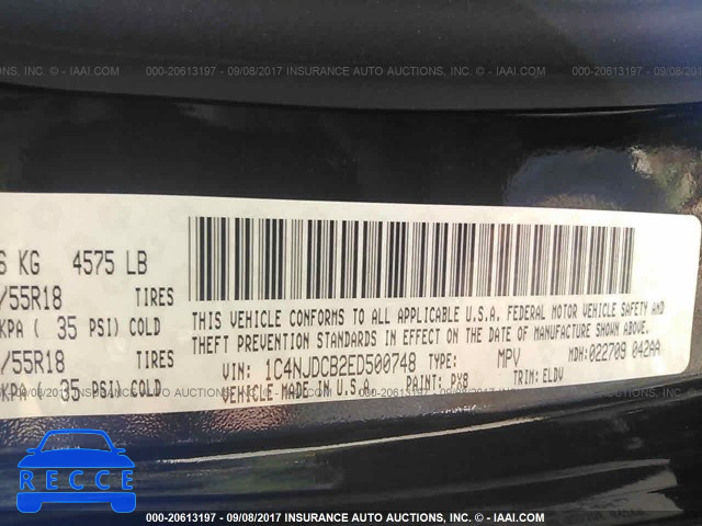 2014 Jeep Compass LIMITED 1C4NJDCB2ED500748 image 8