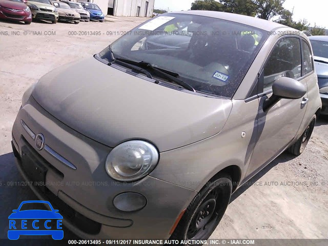 2012 Fiat 500 3C3CFFAR6CT365676 Bild 1