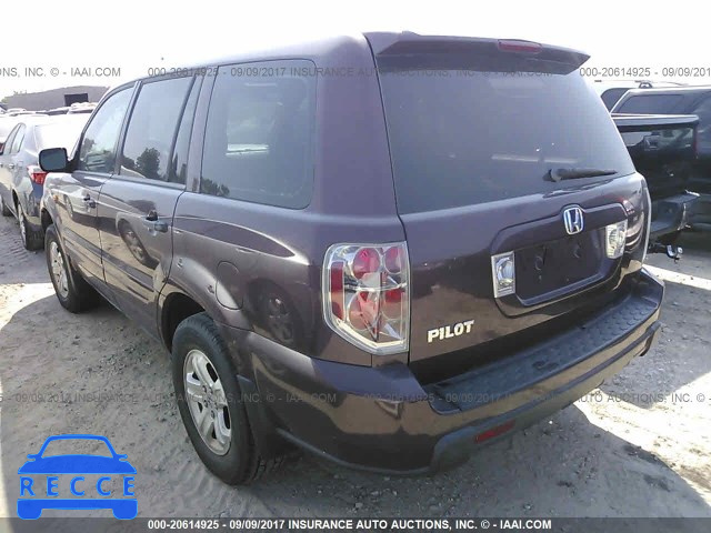 2007 Honda Pilot 5FNYF28177B016606 зображення 2