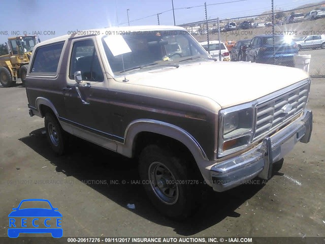 1986 Ford Bronco U100 1FMEU15H3GLA94863 зображення 0