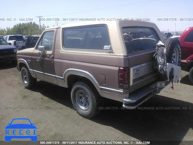 1986 Ford Bronco U100 1FMEU15H3GLA94863 image 2