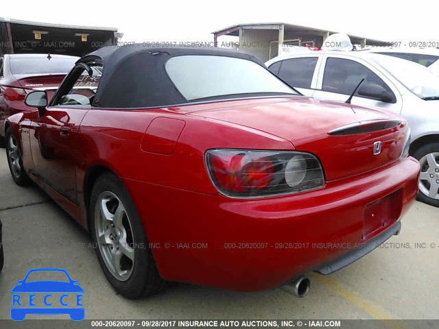 2000 Honda S2000 JHMAP1143YT001191 Bild 2