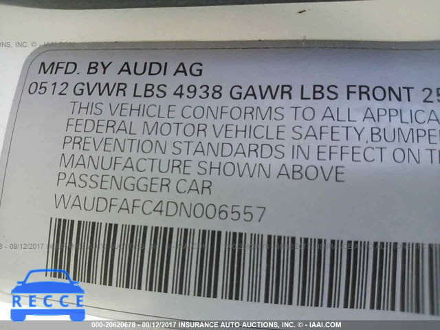2013 Audi A6 PREMIUM PLUS WAUDFAFC4DN006557 image 8