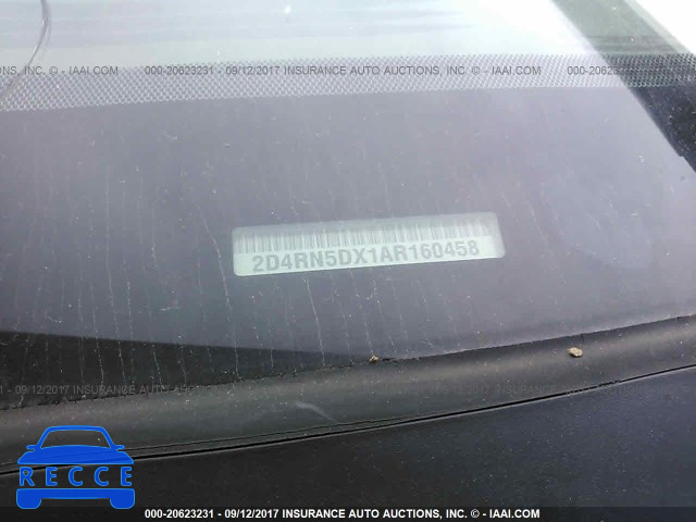 2010 Dodge Grand Caravan 2D4RN5DX1AR160458 зображення 8