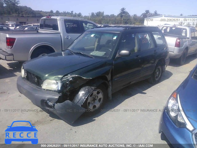 2002 SUBARU FORESTER JF1SF63532H714961 image 1