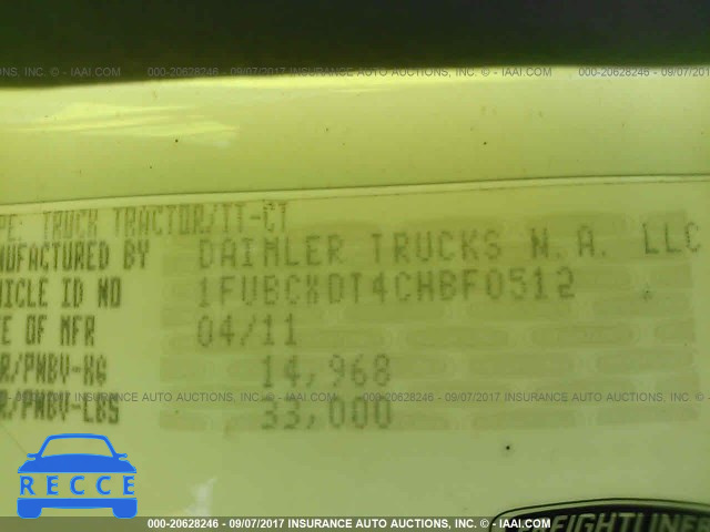 2012 FREIGHTLINER M2 106 MEDIUM DUTY 1FUBCXDT4CHBF0512 image 9