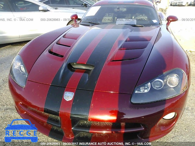 2008 DODGE VIPER SRT-10 1B3JZ69Z28V200375 зображення 9