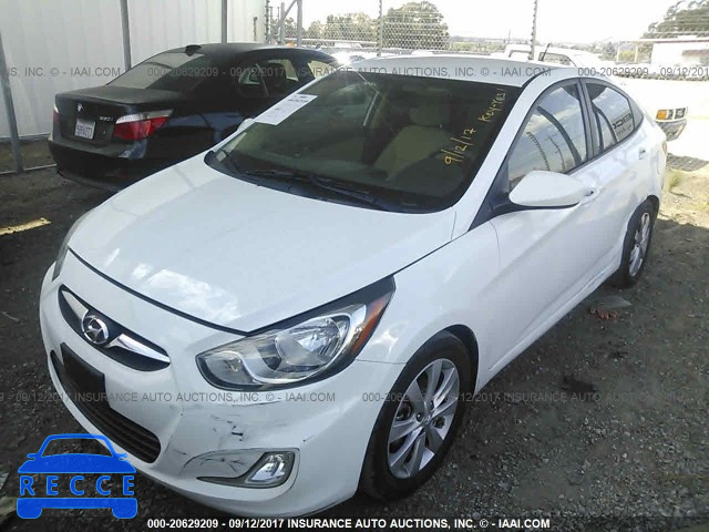 2012 Hyundai Accent KMHCU4AE2CU180562 image 1