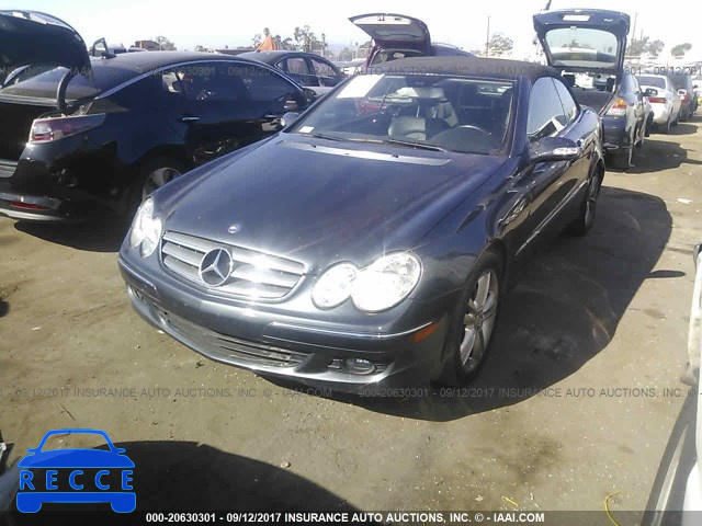 2008 Mercedes-benz CLK WDBTK56F48F248680 image 1