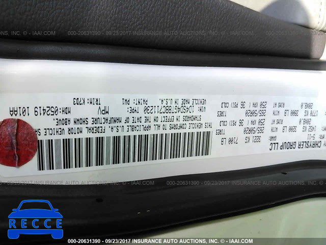 2011 Dodge Durango 1D4SD4GT8BC711230 image 8