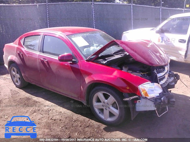 2012 DODGE AVENGER 1C3CDZCB5CN112372 зображення 0