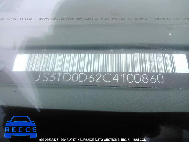 2012 Suzuki Grand Vitara JS3TD0D62C4100860 image 8
