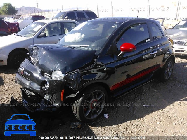 2013 Fiat 500 ABARTH 3C3CFFFH5DT554174 зображення 1
