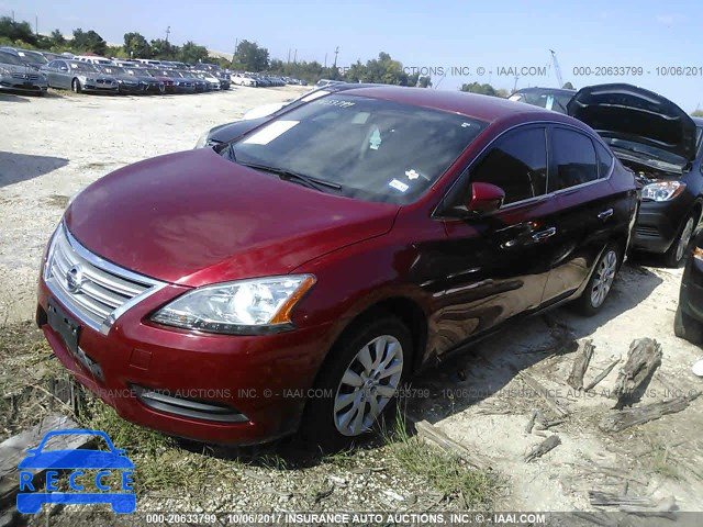 2014 Nissan Sentra 3N1AB7AP8EY239816 зображення 1