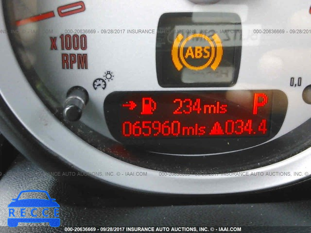 2010 Mini Cooper S WMWMF7C5XATZ70001 зображення 6