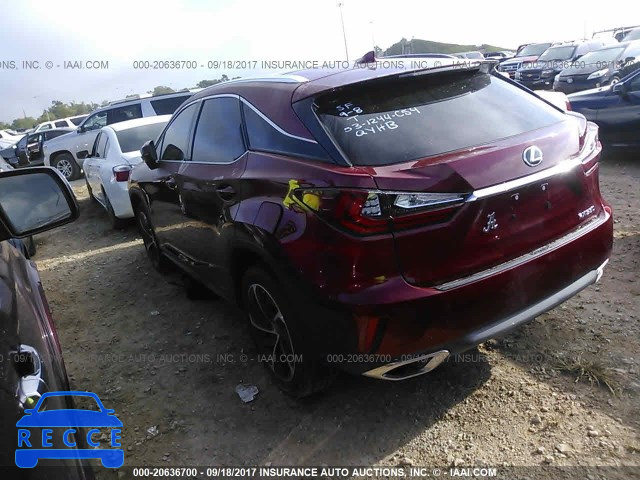 2017 LEXUS RX 350/BASE/F SPORT 2T2ZZMCA3HC048663 зображення 2